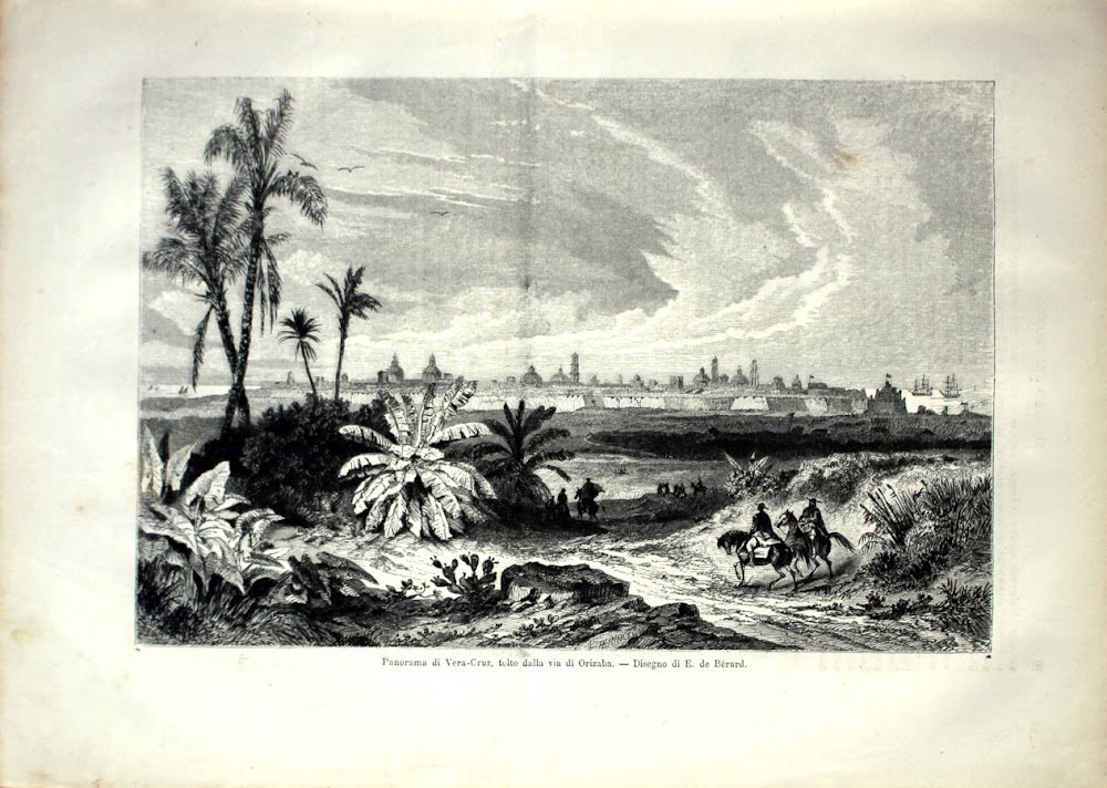 Il panorama di Vera-Cruz, tolto dalla via di Orizaba (Messico). …