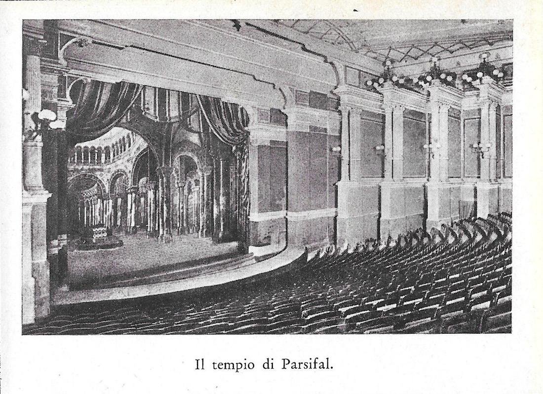 Il tempio di Parsifal (Bayreuth). Stampa 1934