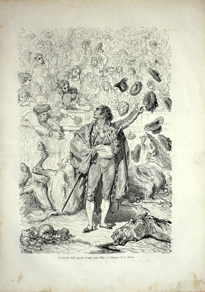 Il trionfo dell'espada. Stampa 1864