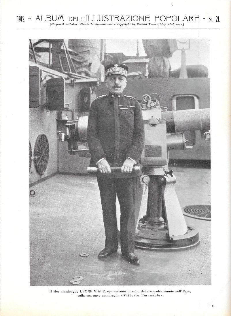 Il vice-ammiraglio Leone Viale/ Via dei Cavalieri di Rodi. Stampa …