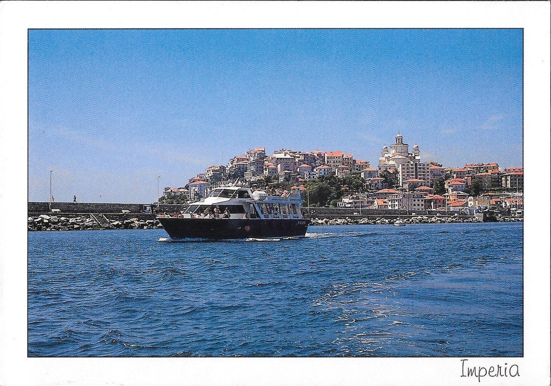 Imperia . Motonave Corsaro. Escursione avvistamento cetecei. Non viaggiata