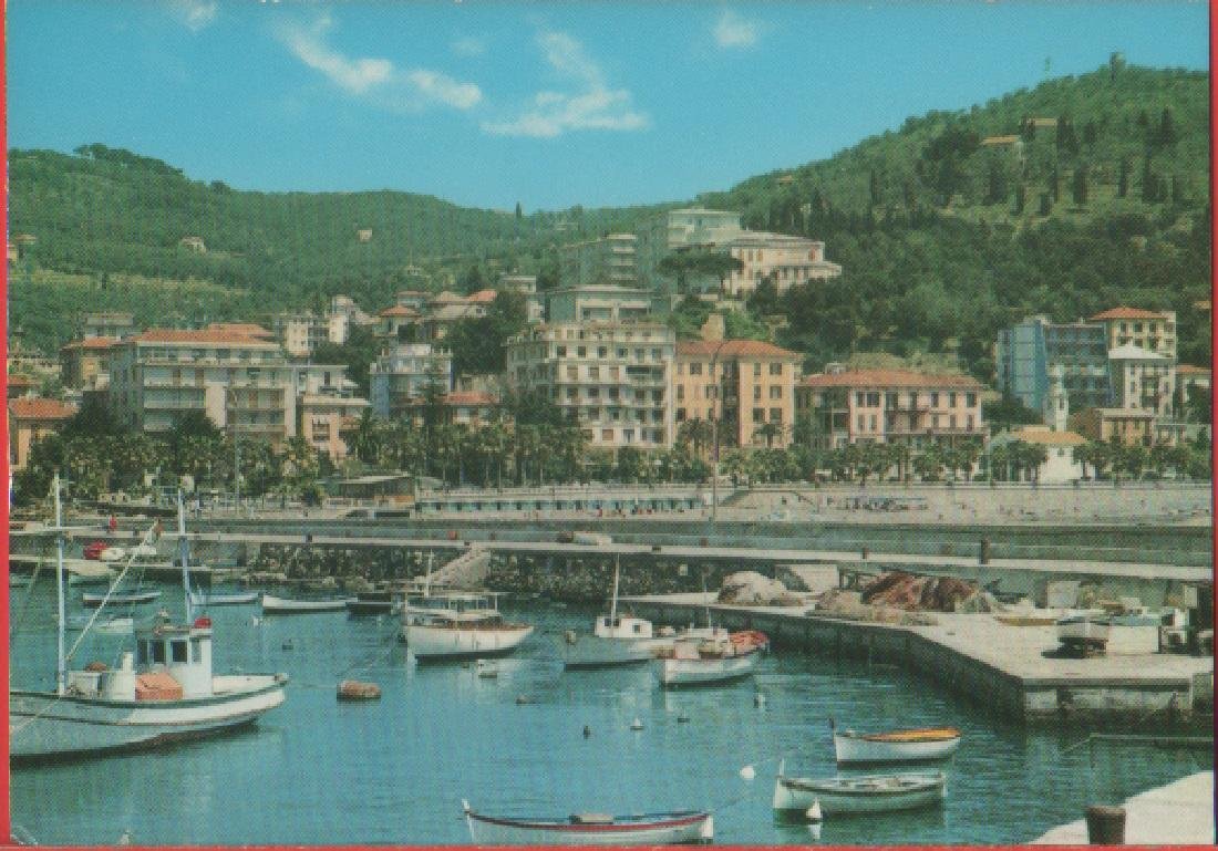 Imperia-Oneglia. Il porto e Borgo Peri. Non viaggiata. Originale