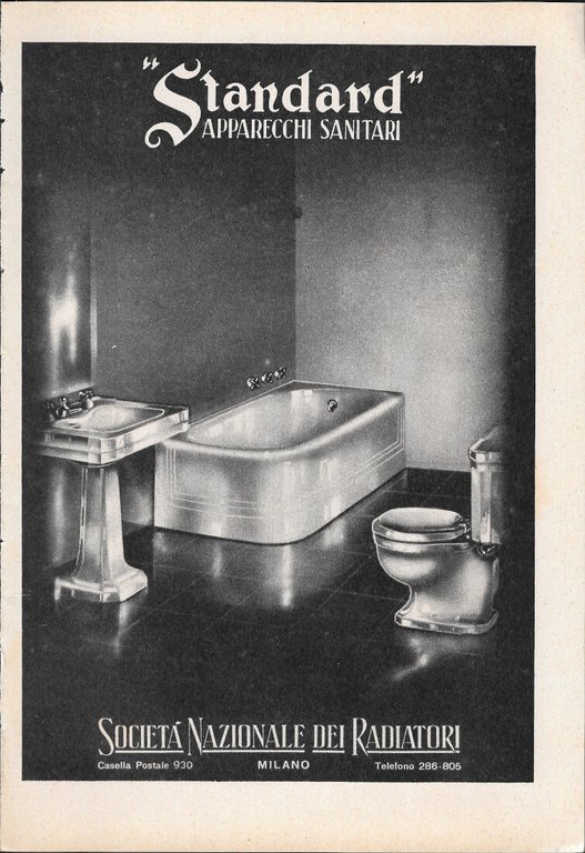 Impermeabili Pirelli / Società Nazionale dei Radiatori - Advertising 1943