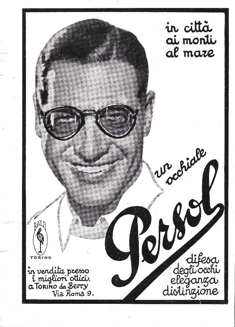 In città, ai monti, al mare un occhiale Persol. Pubblicità …