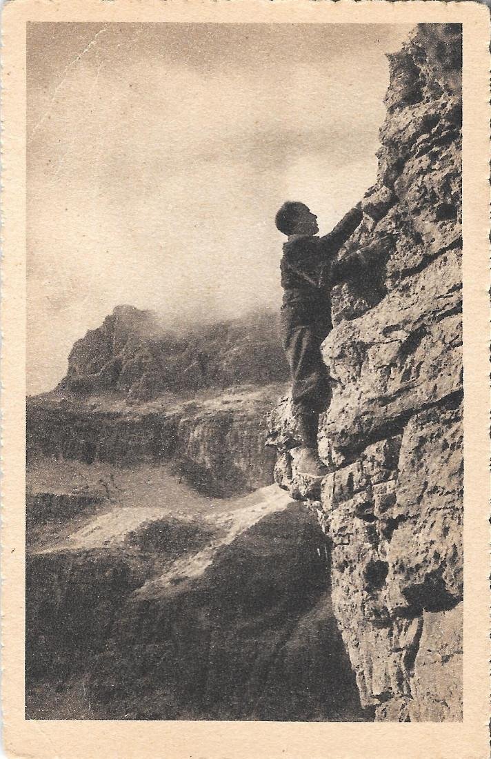 In parete, Dolomiti. LeArMi 1939. Non viaggiata