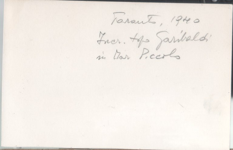 Incrociatori tipo Garibaldi nel 1940 nel mar Piccolo a Taranto. …