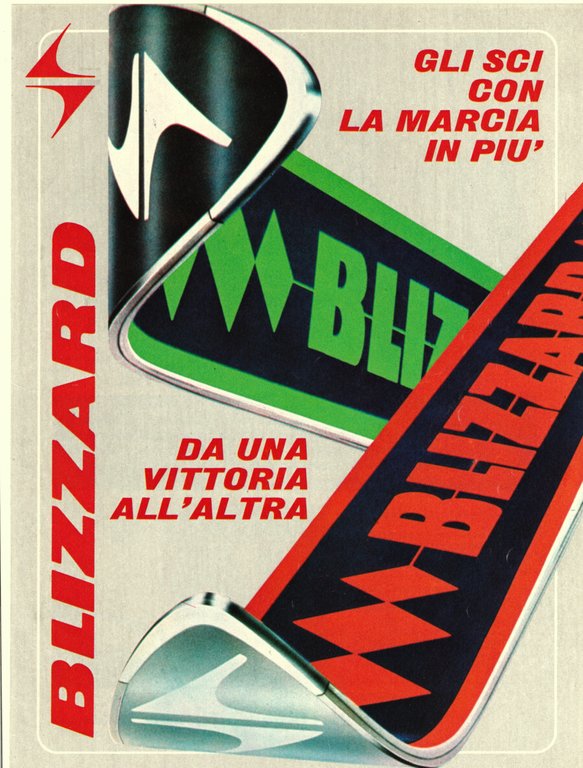 Ingelsoll-Rand neve artificiale / Blizzard sci. Advertising 1976