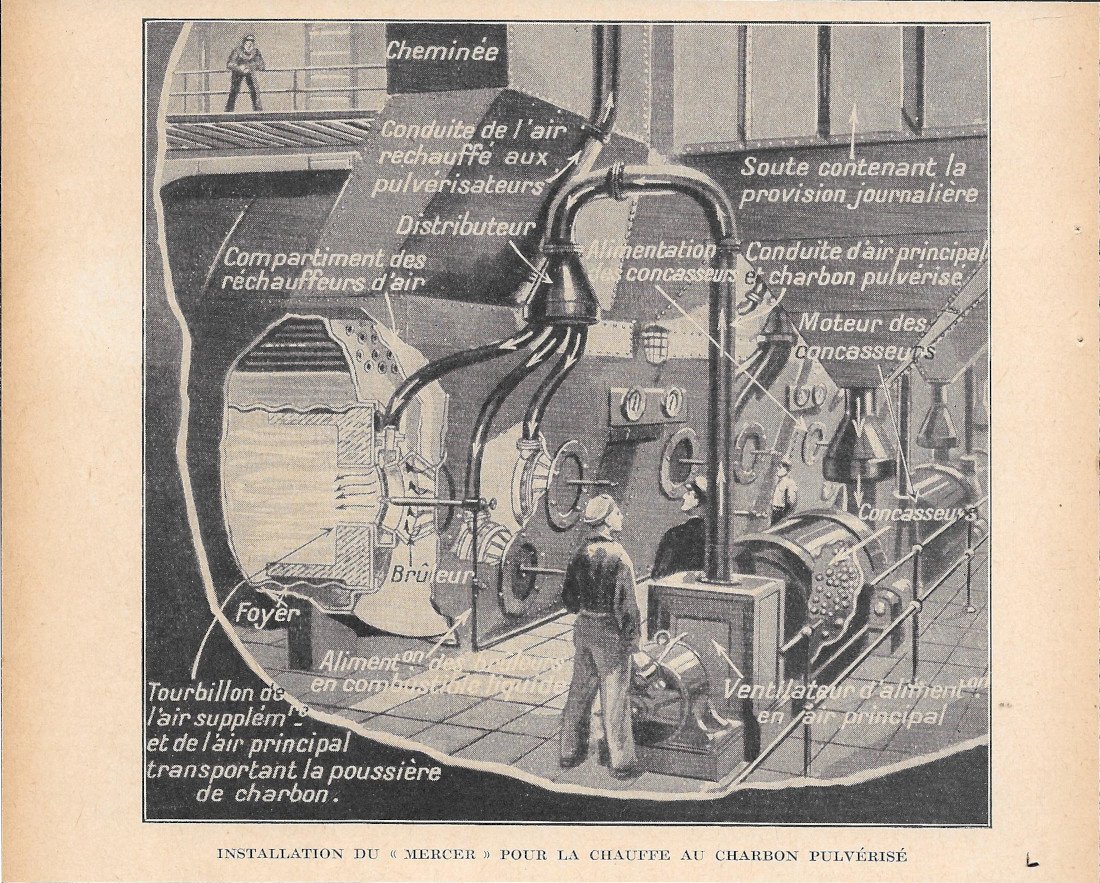 Installation du Mercer pour la chauffe au charbon pulvérisé - …