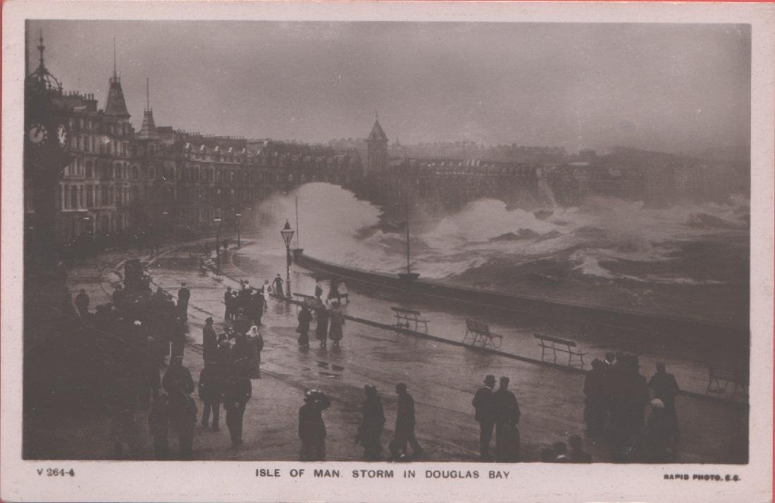 Isle of Man. Storm in Douglas Bay. Non viaggiata