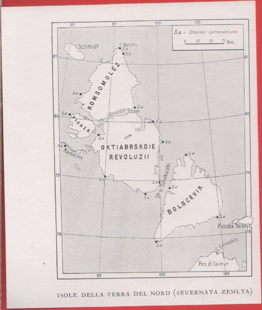 Isole della terra del nord (Severnaya Zemlya). Immagine 1937