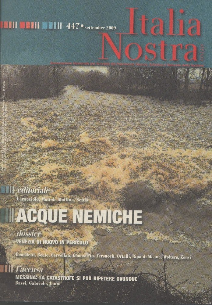 Italia Nostra. Bollettino n. 447, settembre 2009