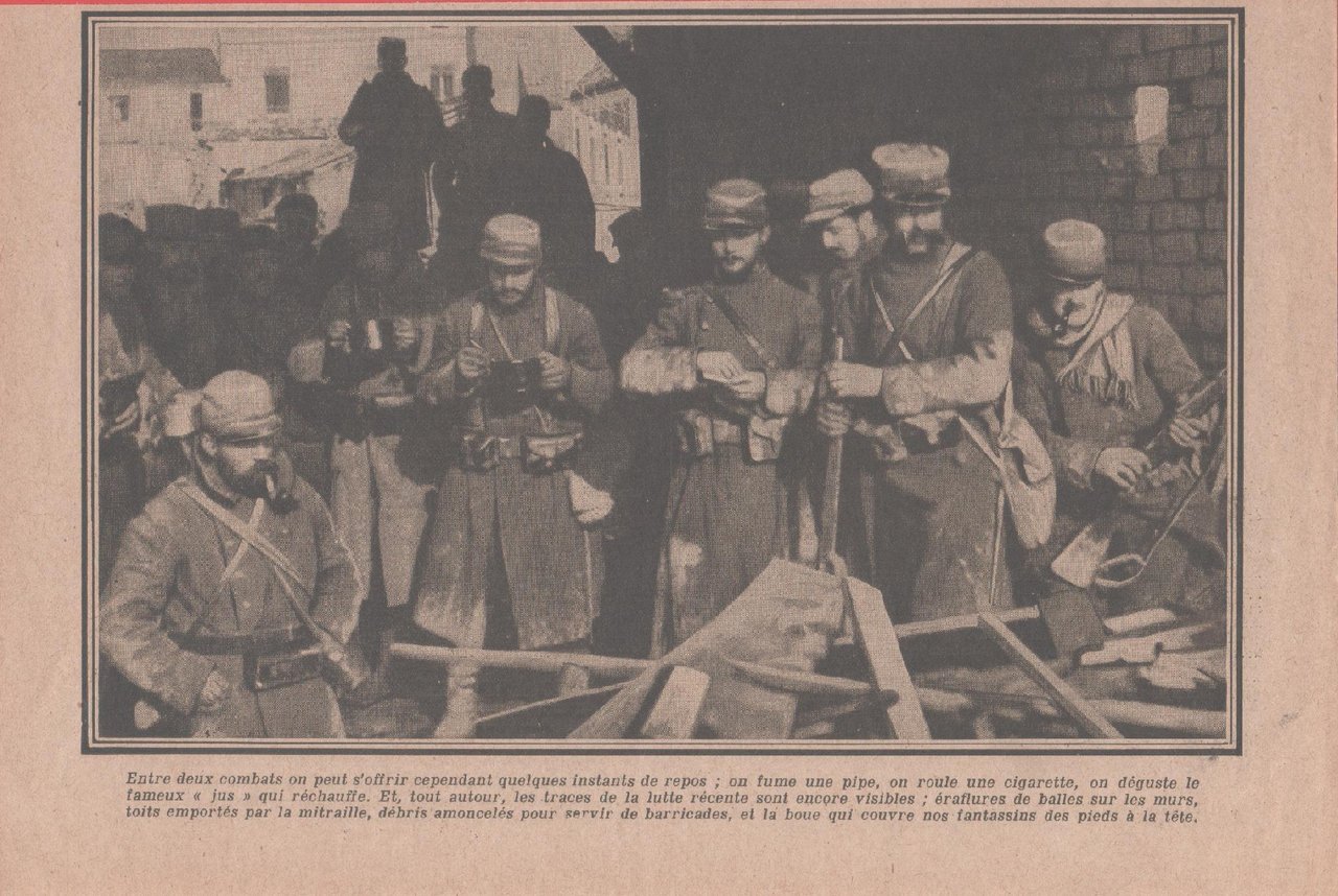 IWW. Entre deux combats on peut s'offrir quelches istant... 1915