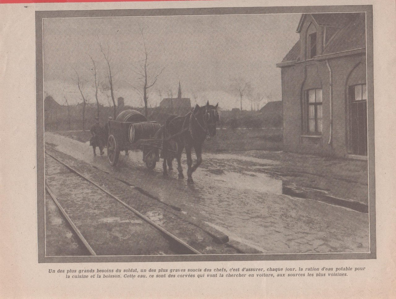 IWW. Transport d'eau potable... 1914