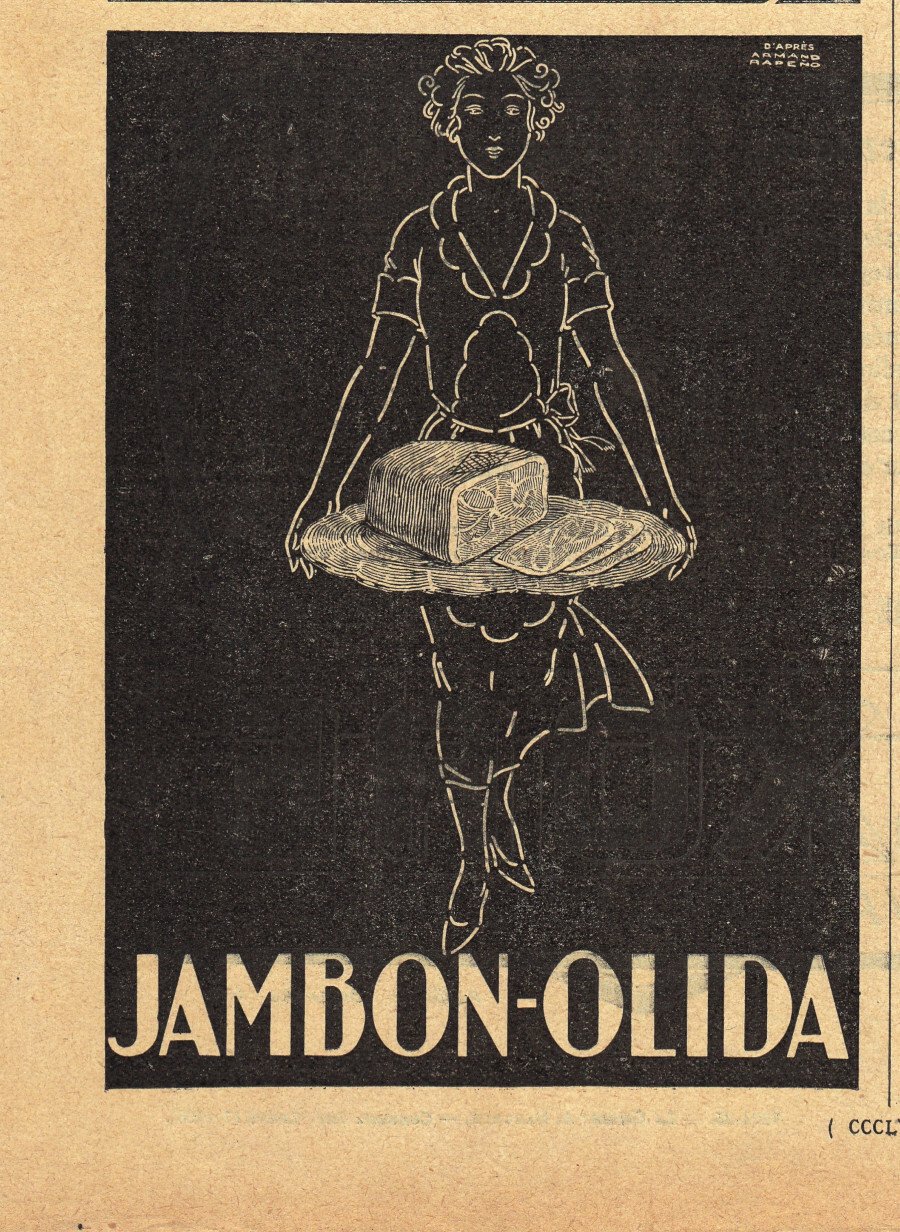 Jambon-Olida. Advertising 1926