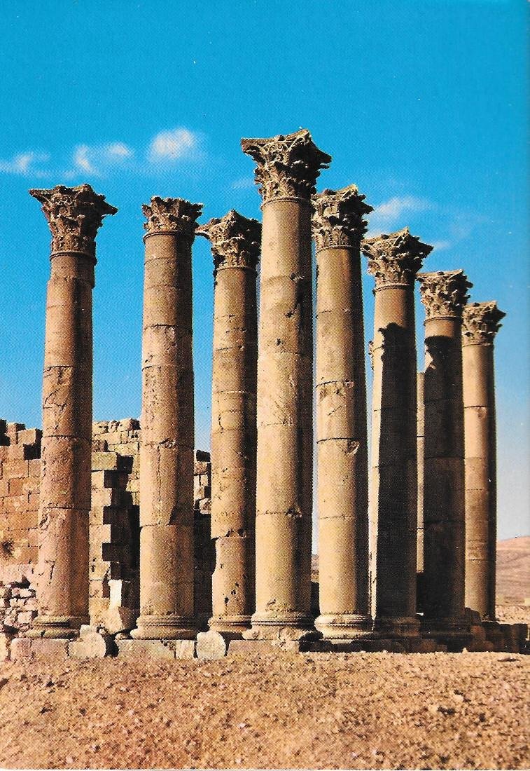 Jerash (Jordan). The Columns. Non viaggiata | Immagine principale