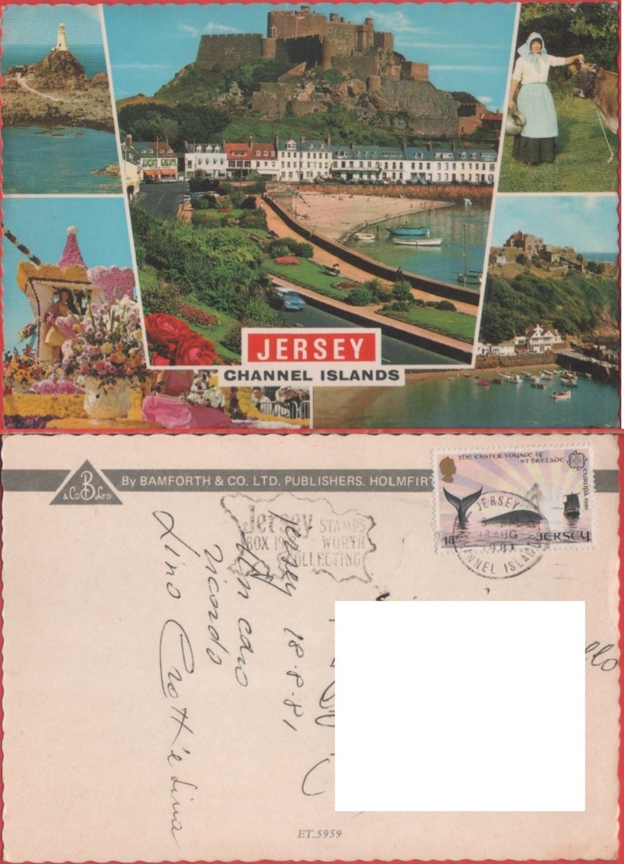 Jersey. Channel Islands. Vedute. Viaggiata 1981