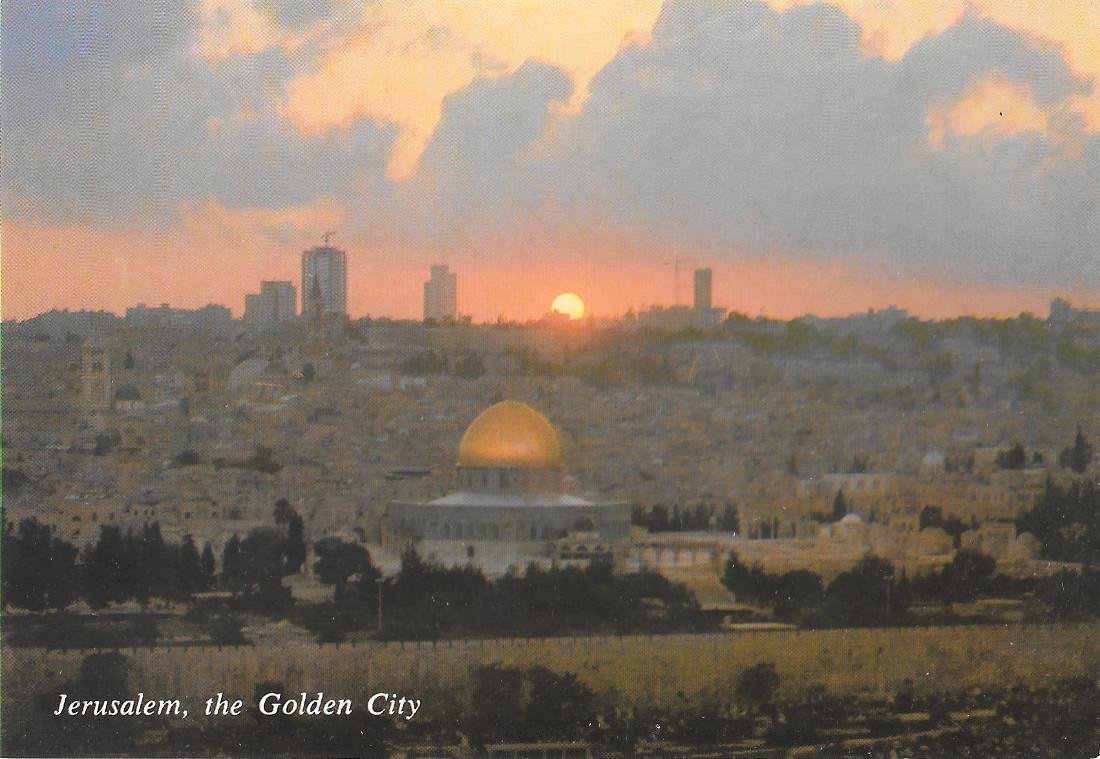 Jerusalem, the Golden City. Non viaggiata | Immagine principale