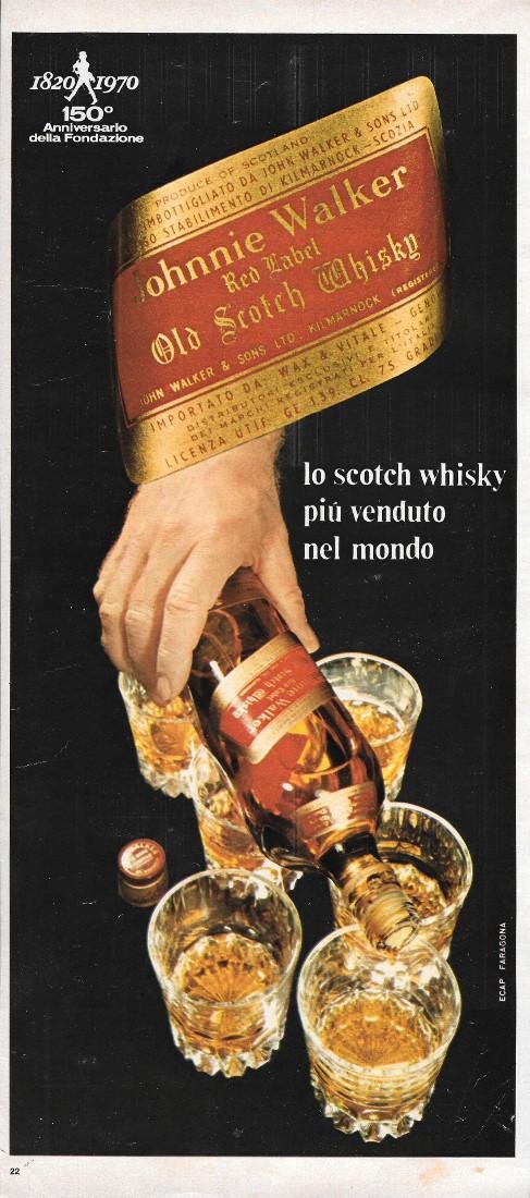 Johnnie Walker. Lo scotch wisky più venduto nel mondo. Advertising …