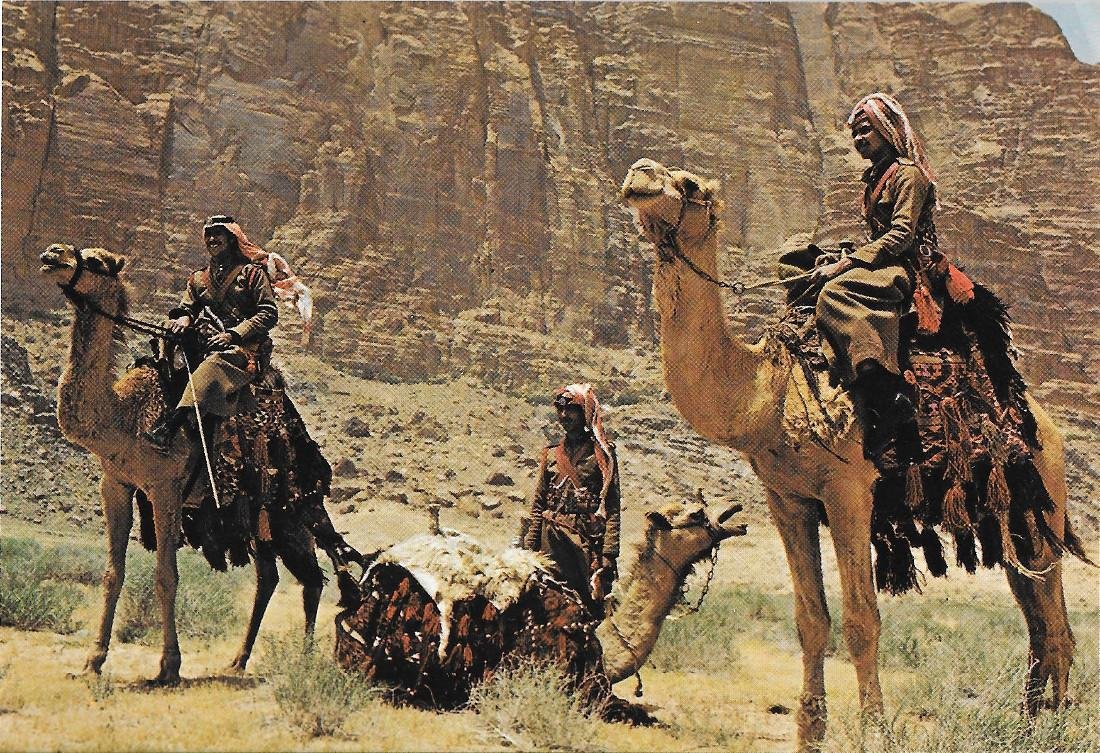 Jordan. Desert Police at Wadi Rum. Non viaggiata