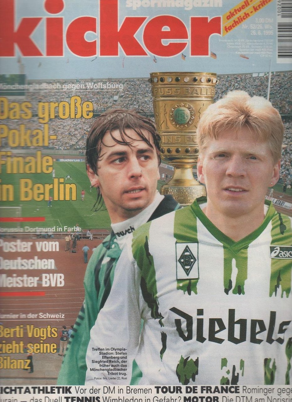 kicker sportmagazine. n. 52/26. 26/6/1995
