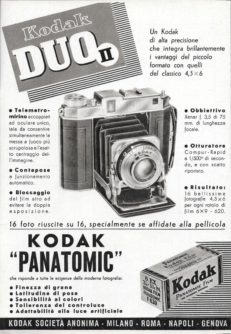 Kodak Duo II - Advertising 1941