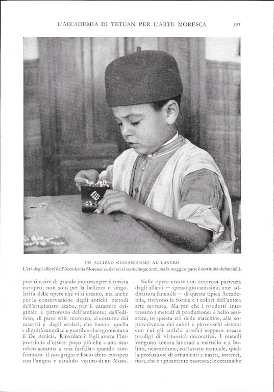 L'Accademia di Tetuan per l'Arte Moresca. Aspetti del Marocco Pittoresco …