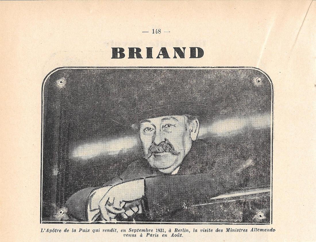 L'Apotre de la Paix Aristide Briand..... Stampa1932