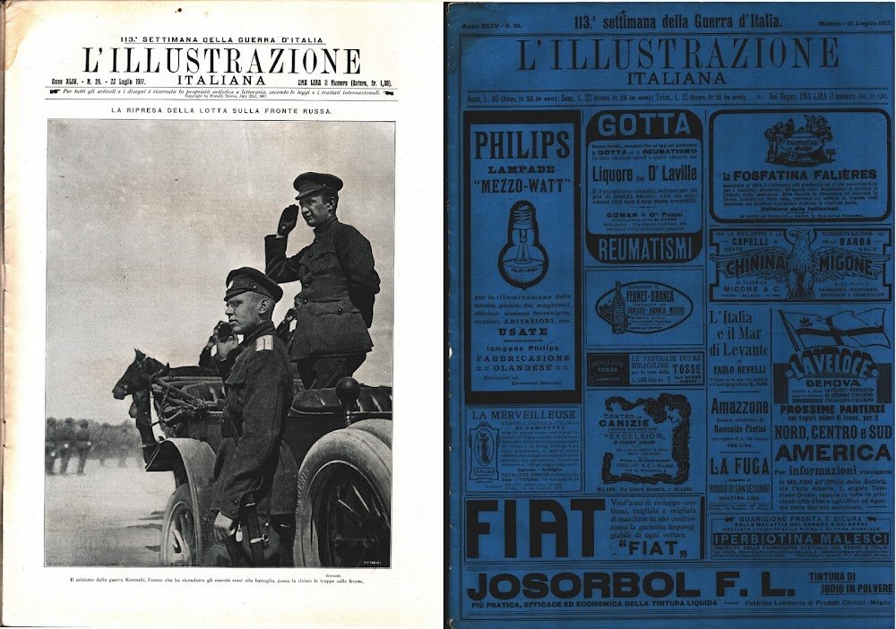 L'Illustrazione Italiana. N. 29, 22 luglio 1917. Anno XLIV