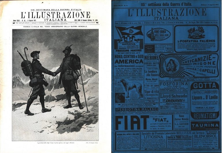 L'Illustrazione Italiana. N. 31 , 5 agosto 1917. Anno XLIV