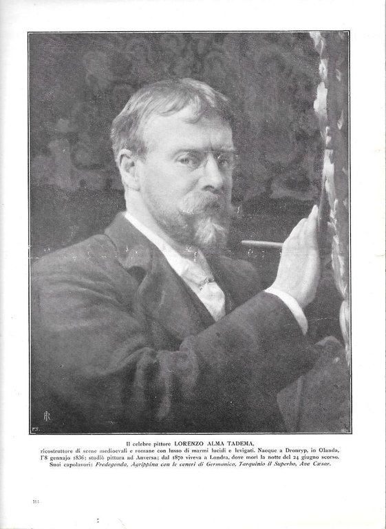 La battaglia di Misrata / il pittore Lorenzo Alma Tadema. …