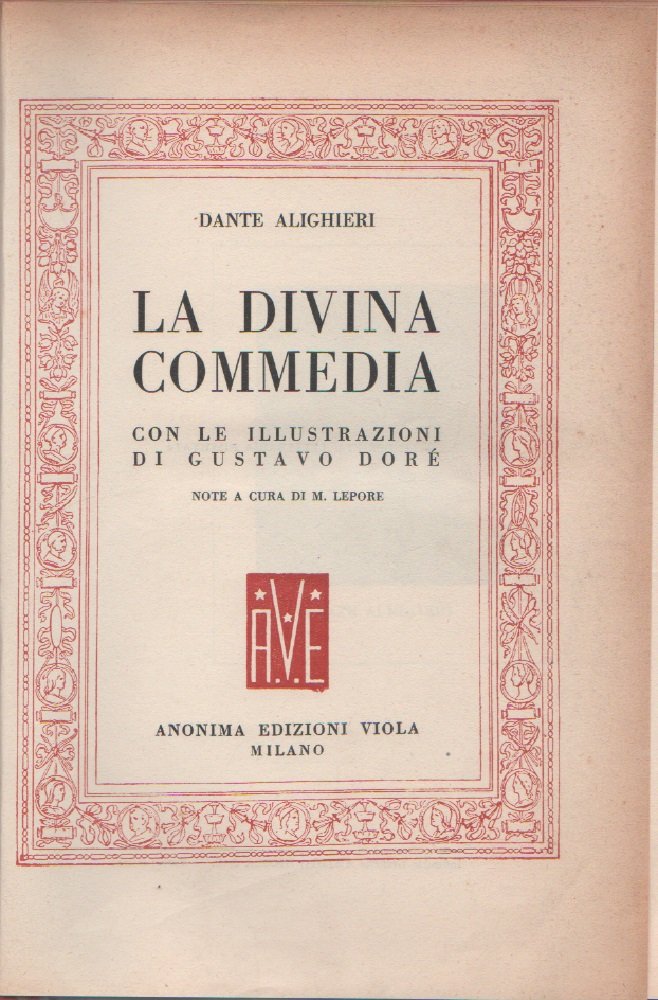 La divina commedia. 3 voll.