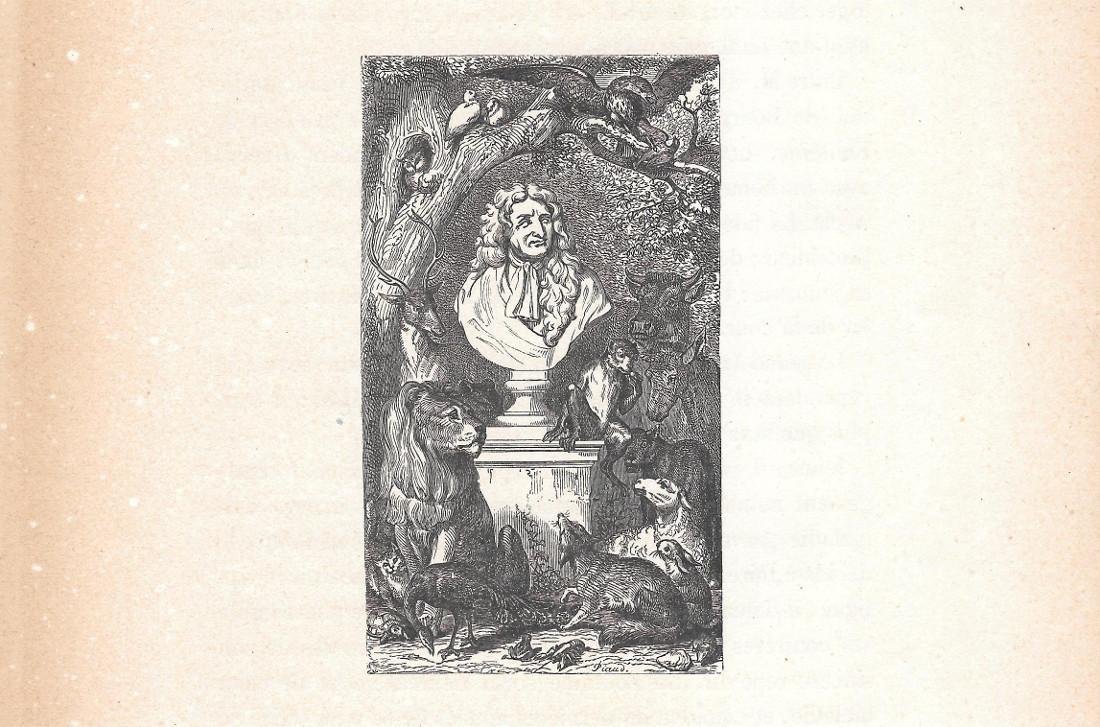 La Fontaine. Stampa 1888