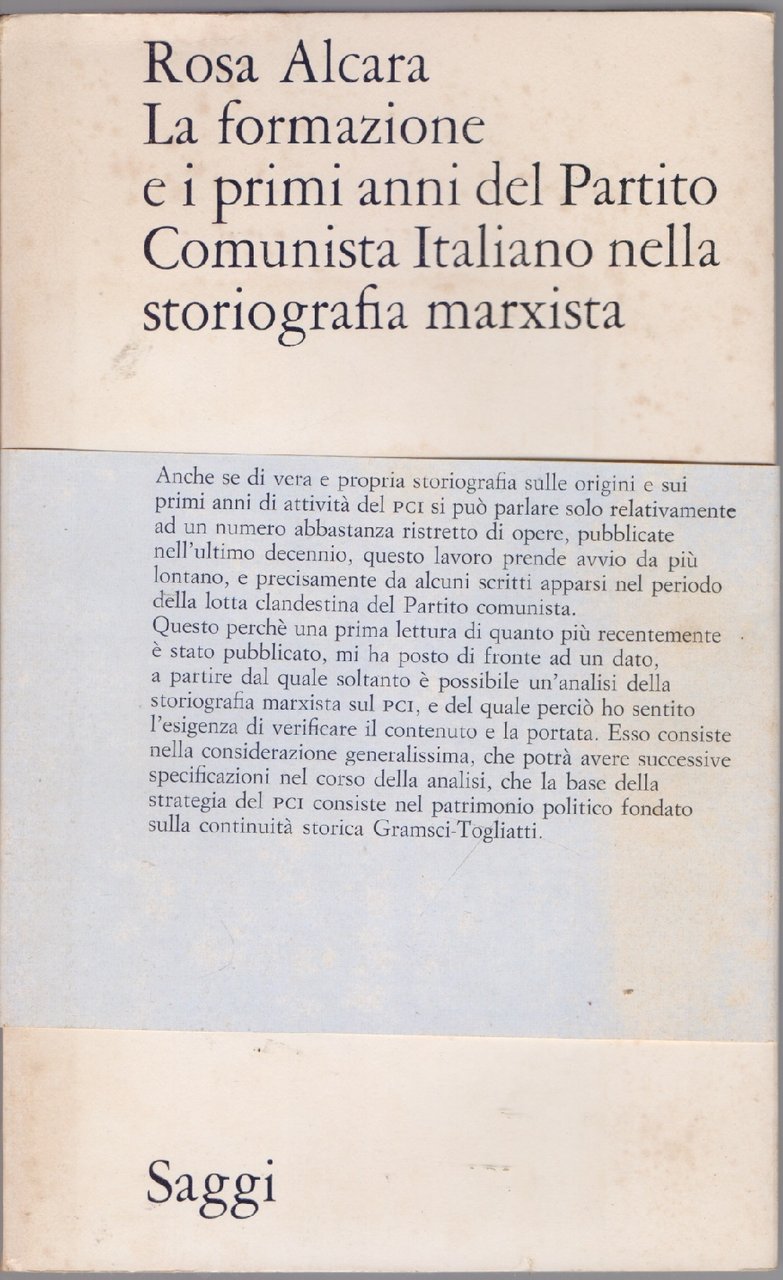 La formazione e i primi anni del Partito Comunista Italiano … | Immagine principale