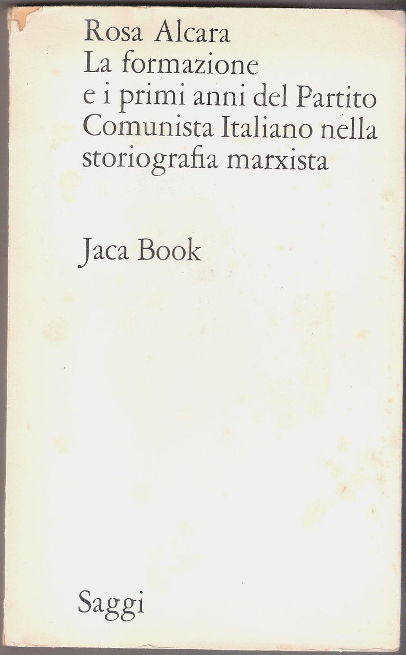 La formazione e i primi anni del partito comunista nella …