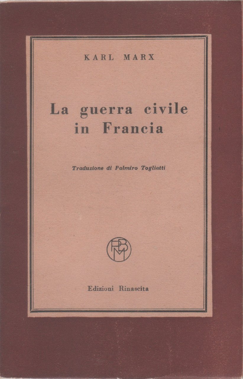 La Guerra Civile in Francia - Karl Marx | Immagine principale