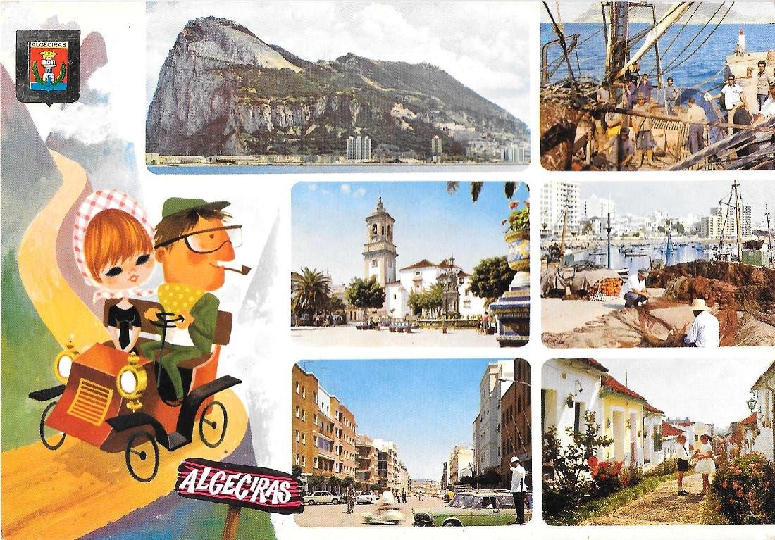 La Linea. Cadiz (SPA). Diversos aspectos. Non viaggiata