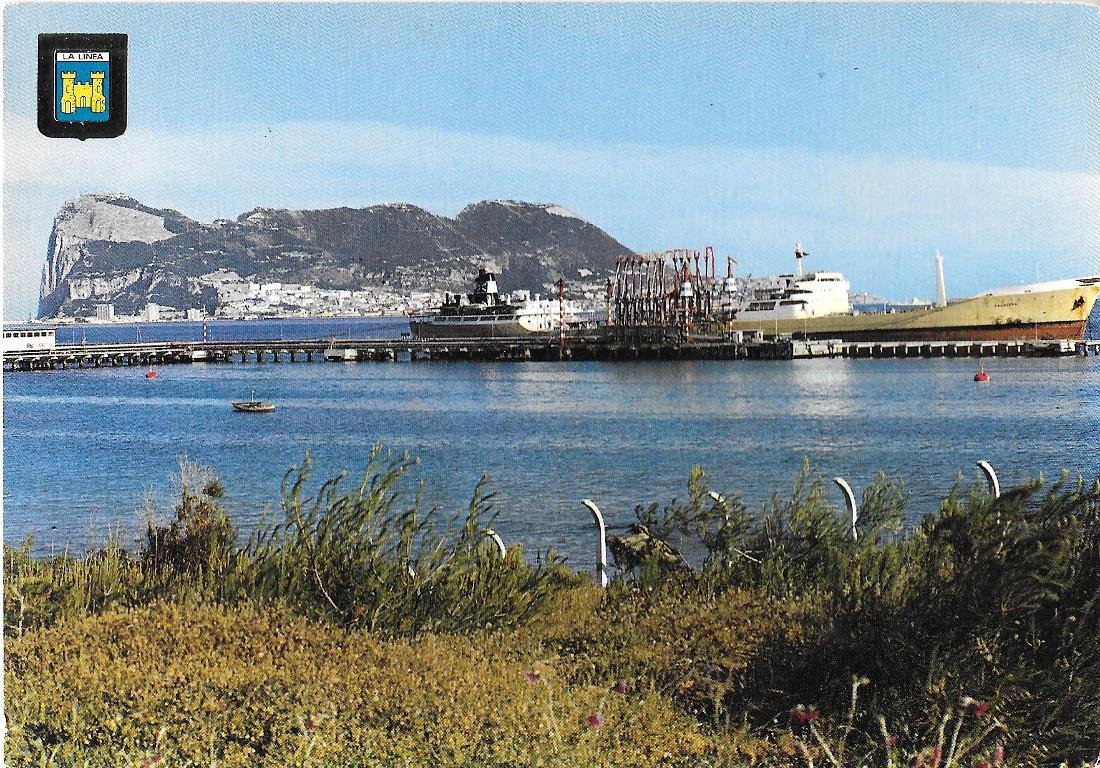 La Linea. Cadiz (SPA). Vista del Penon de Gibraltar. Non …