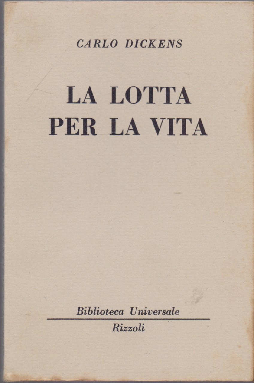La lotta per la vita ( 738 B.U.R.) - Carlo …