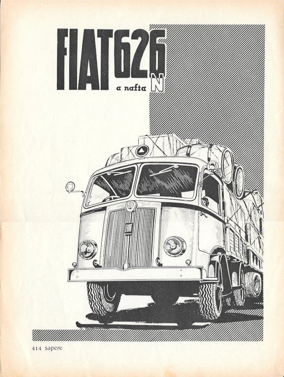 La nuova 2500 Alfa Romeo / FIAT 626 a nafta …