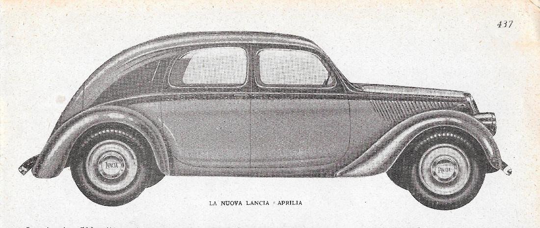 La nuova Lancia Aprilia. Stampa 1936 | Immagine principale