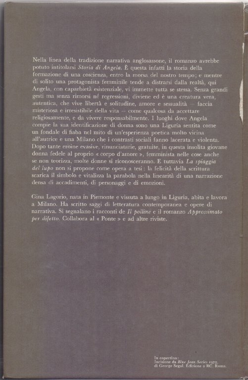 La Spiaggia del lupo - Gina Lagorio