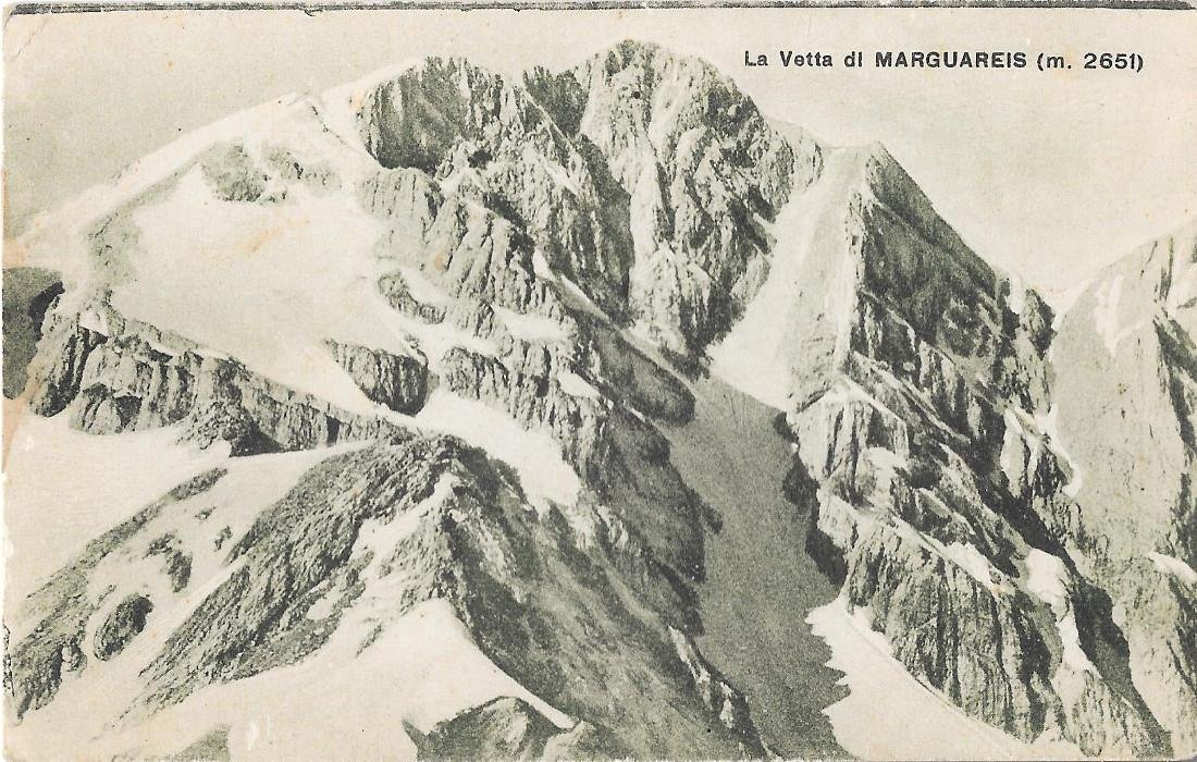La vetta del Marguareis. Non viaggiata, originale