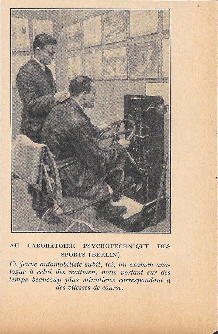 Laboratoire Psycotechnique des Sports Berlin - Immagine 1928