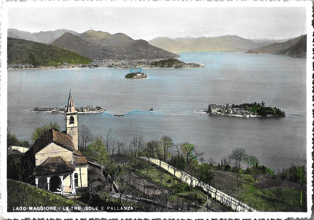 Lago Maggiore. Le Tre Isole e Pallanza. Non viaggiata