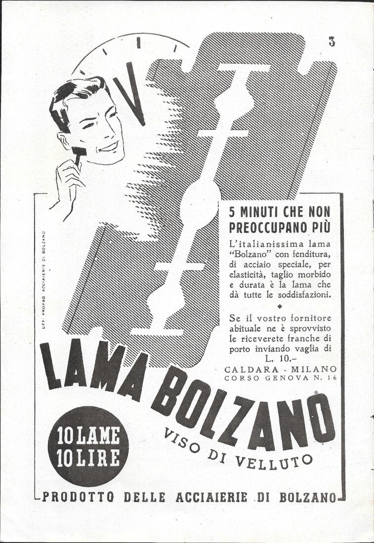 Lama Bolzano - Borsalino - Advertising 1942