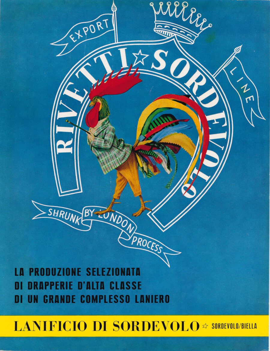 Lanificio di Sordevolo / Orologi Zenith. Advertising 1961