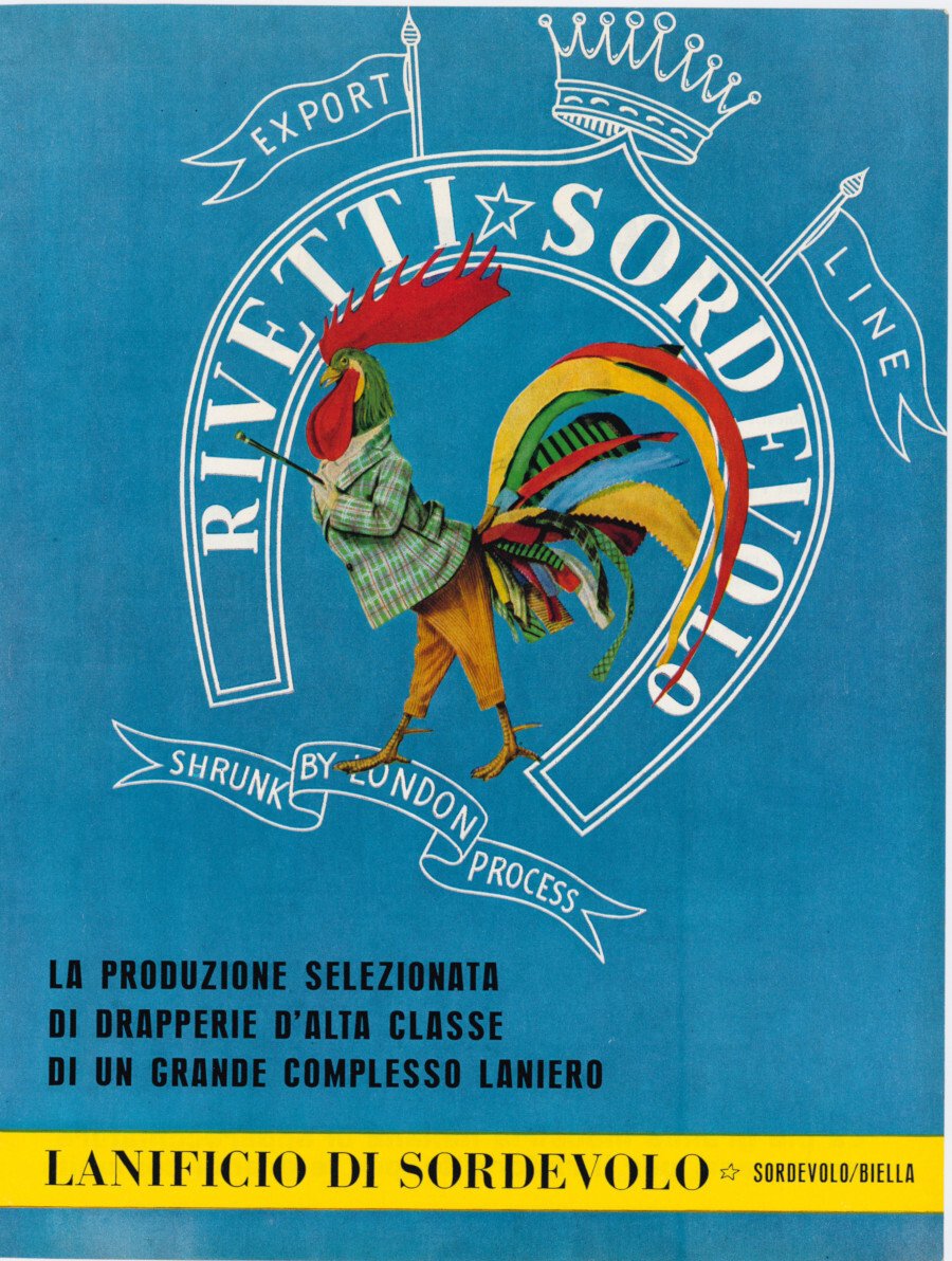 Lanificio di Sordevolo / Zoppas. Advertising 1961