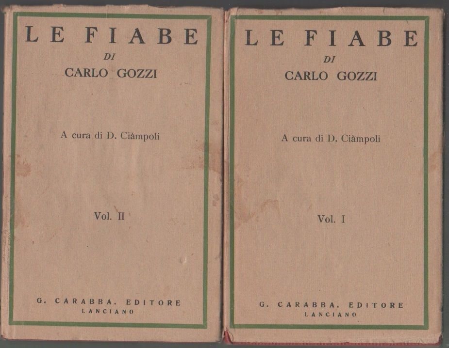 Le fiabe. Due volumi - Carlo Gozzi -