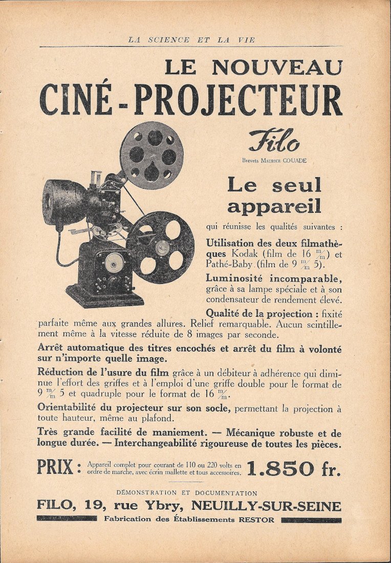 Le Nouveau Ciné Projecteur Filo / Cric Le Crabe, Gergovia …