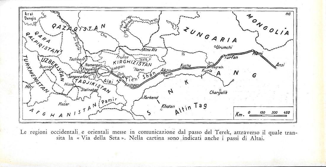 Le regioni occidentali e orientali messe in comunicazione dal passo …